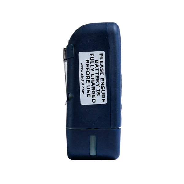 Vue de profil Pompe SKC AirChek 3000, pour prélèvement de poussière, gaz et vapeur