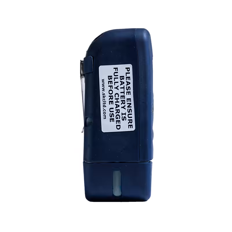 Vue de profil Pompe SKC AirChek 3000, pour prélèvement de poussière, gaz et vapeur