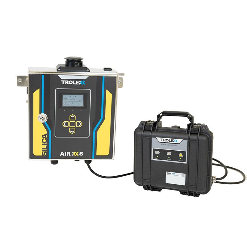 Détecteur de silice Air XS, avec pack batterie