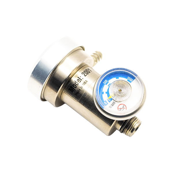 Détendeur pour bouteille de gaz de calibration