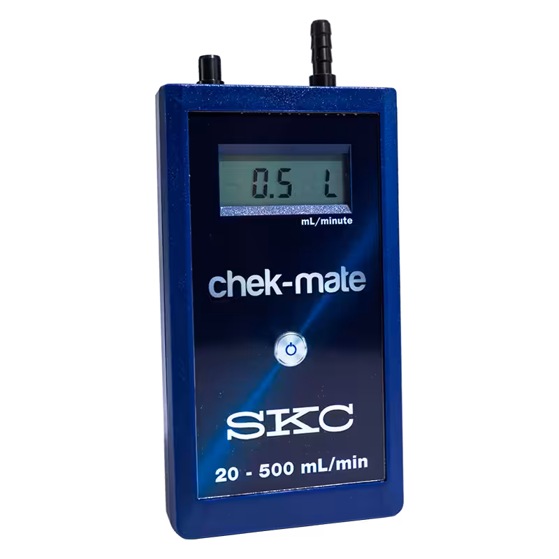 Débitmètre ChekMate SKC pour l'étalonnage des pompes de prélèvements d'air