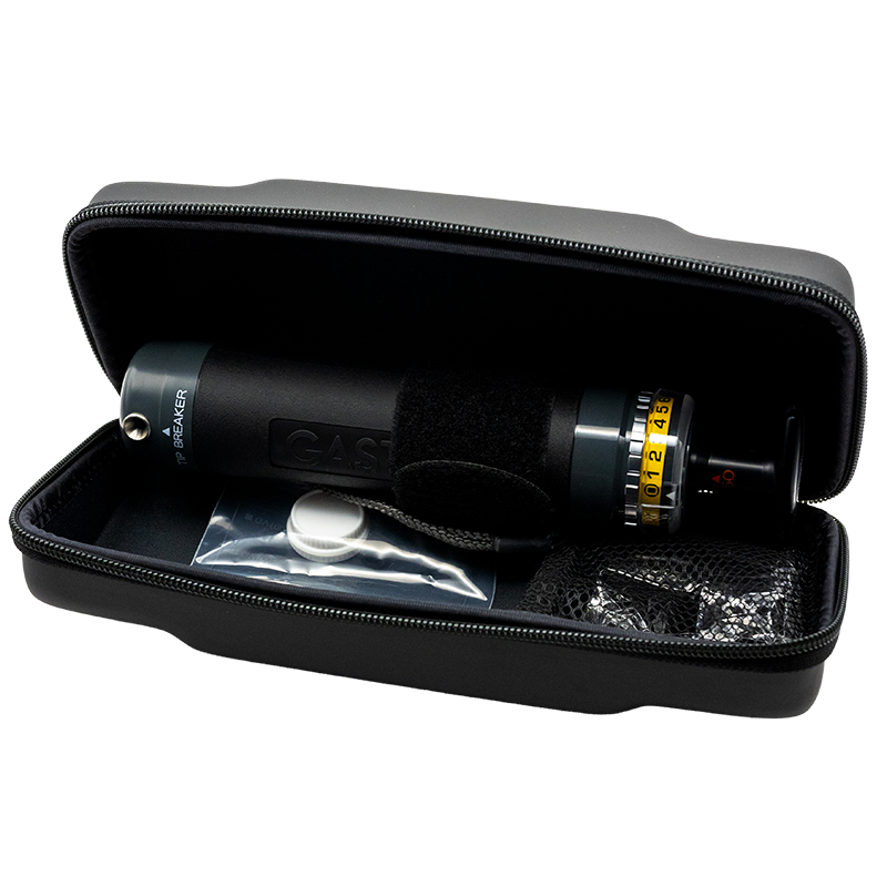 Pompe Gastec GV110 pour détection de gaz par tube colorimétrique avec étui de rangement