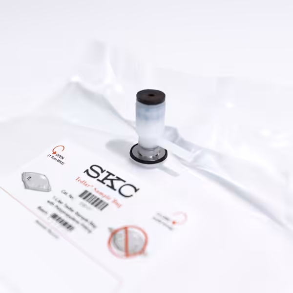 Embout polypropylène sac de prélèvement en TEDLAR